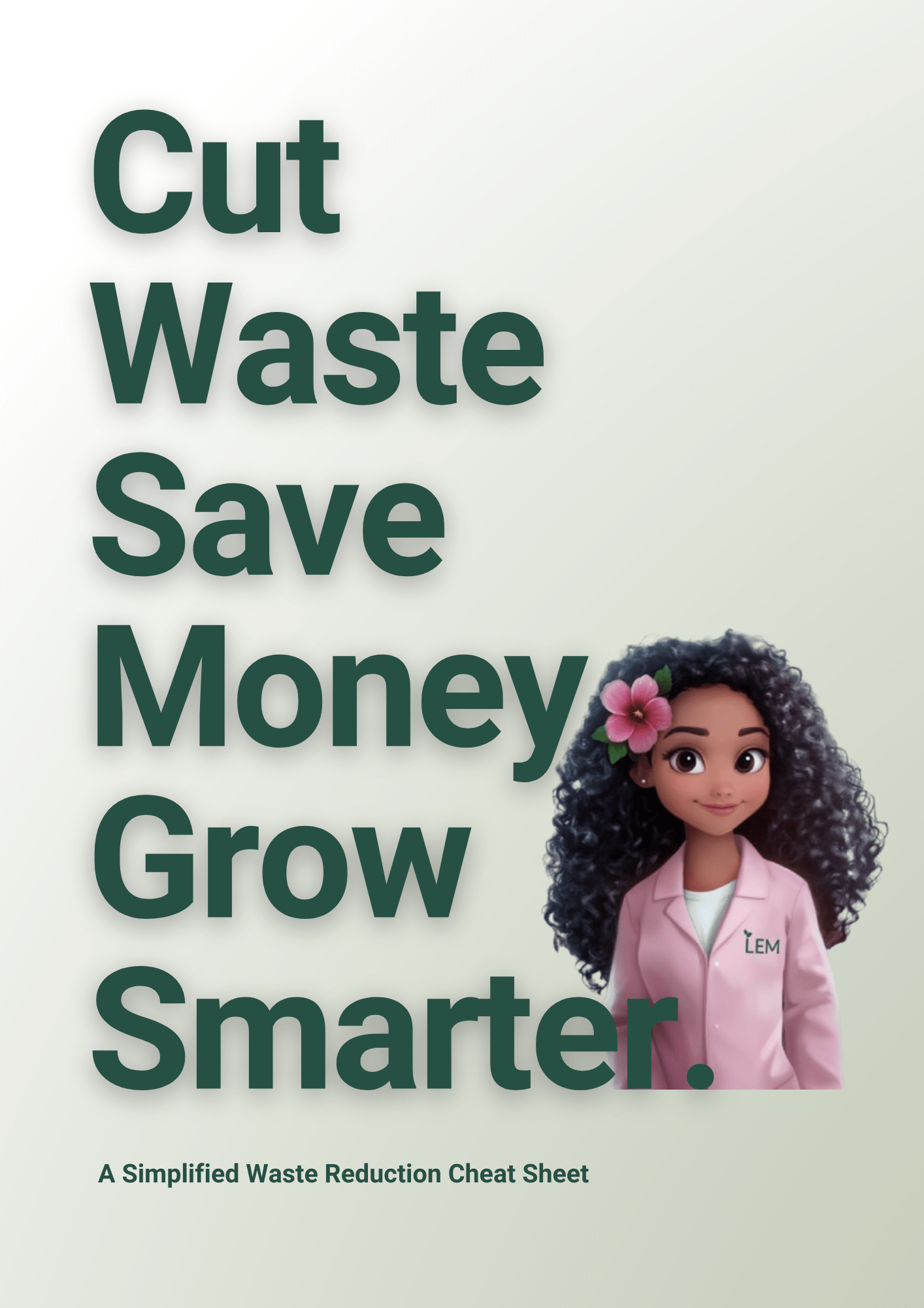 a cartoon of a woman with curly hair and hibiscus in her hair