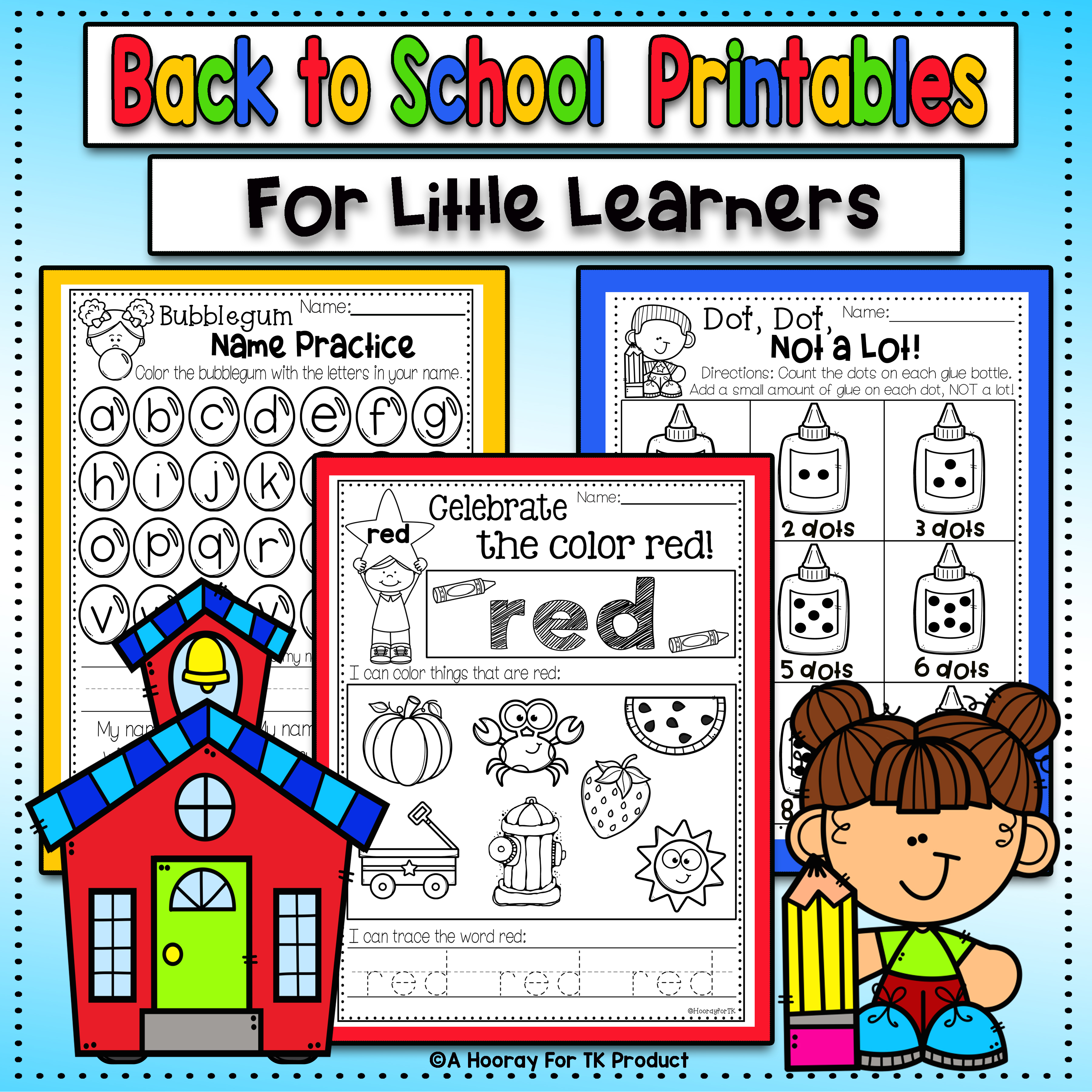 back to school worksheets little learning store