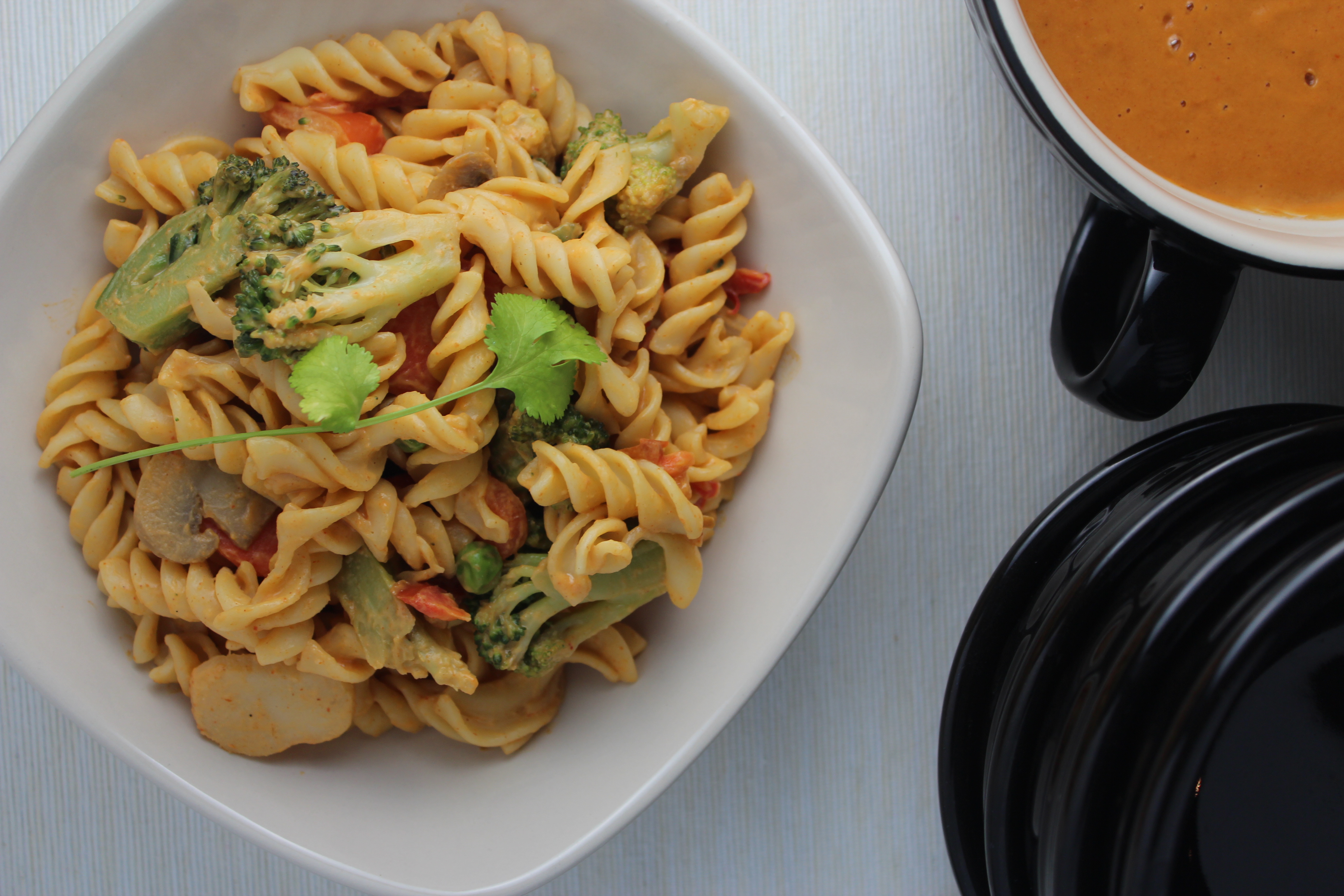 Thai Peanut Vegetable Pasta