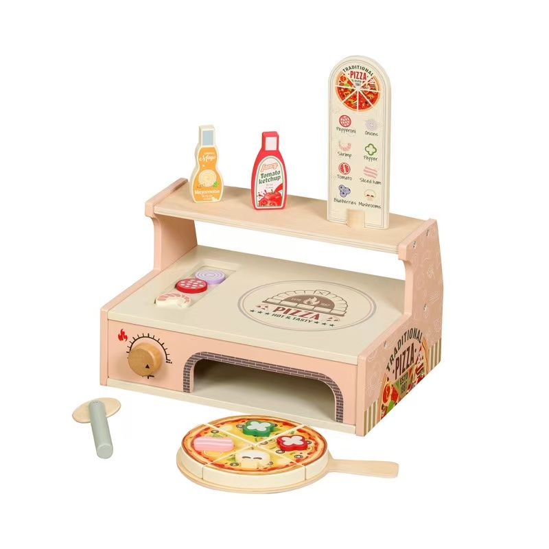 Wooden Pizza Oven Play Set