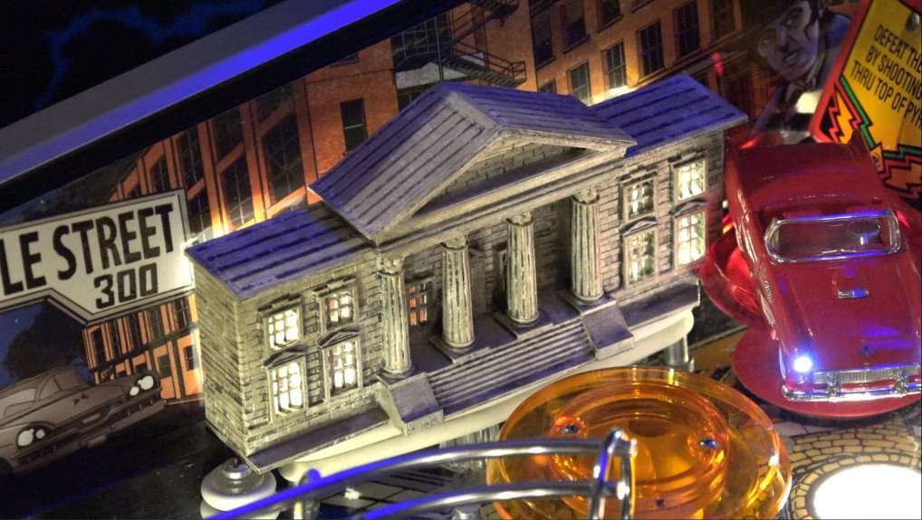Twilight Zone Courthouse Building Mod for Bally Pinball Machine