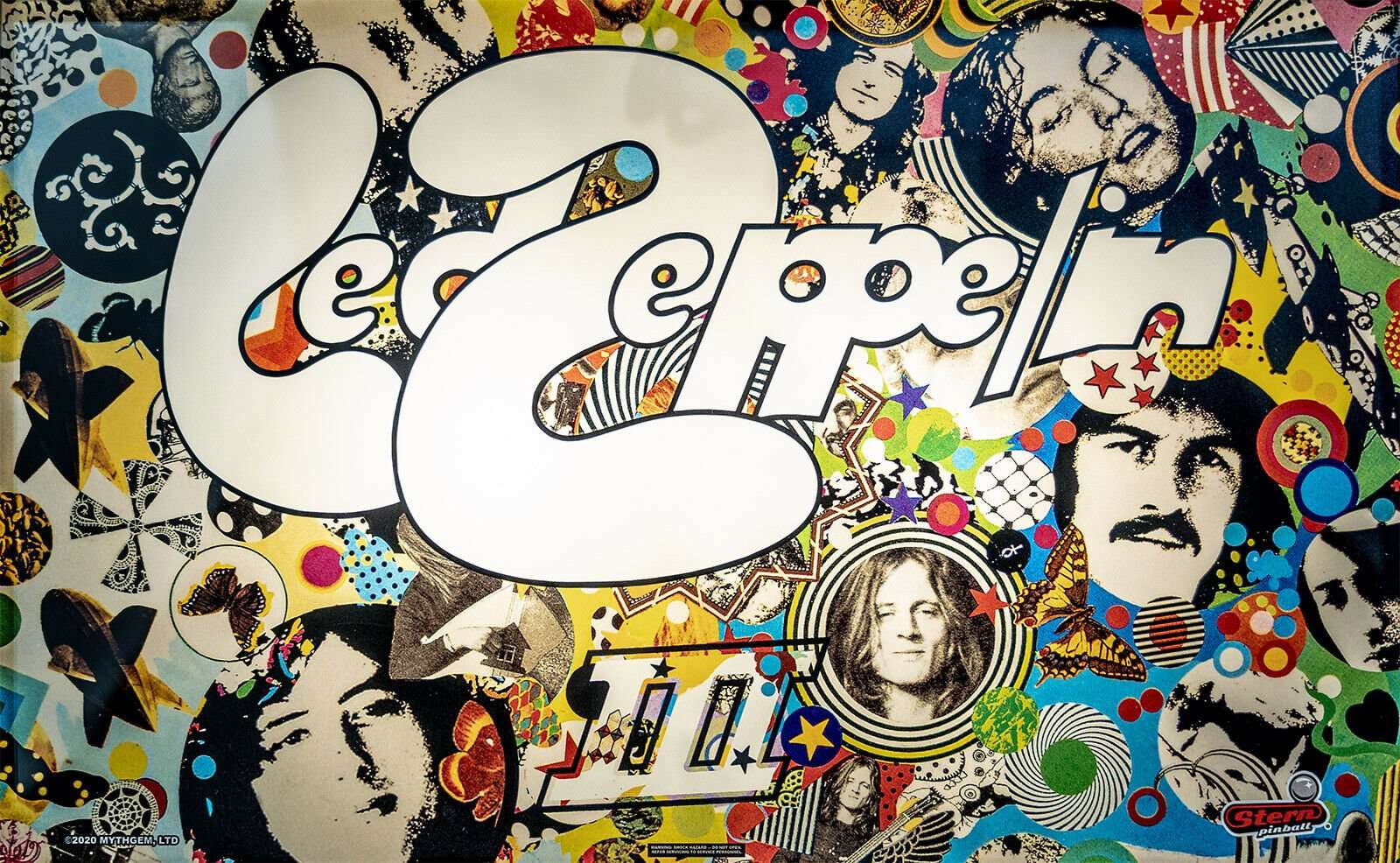 Led Zeppelin Pro Translite for Stern Pinball Machine 830-8427-R5
