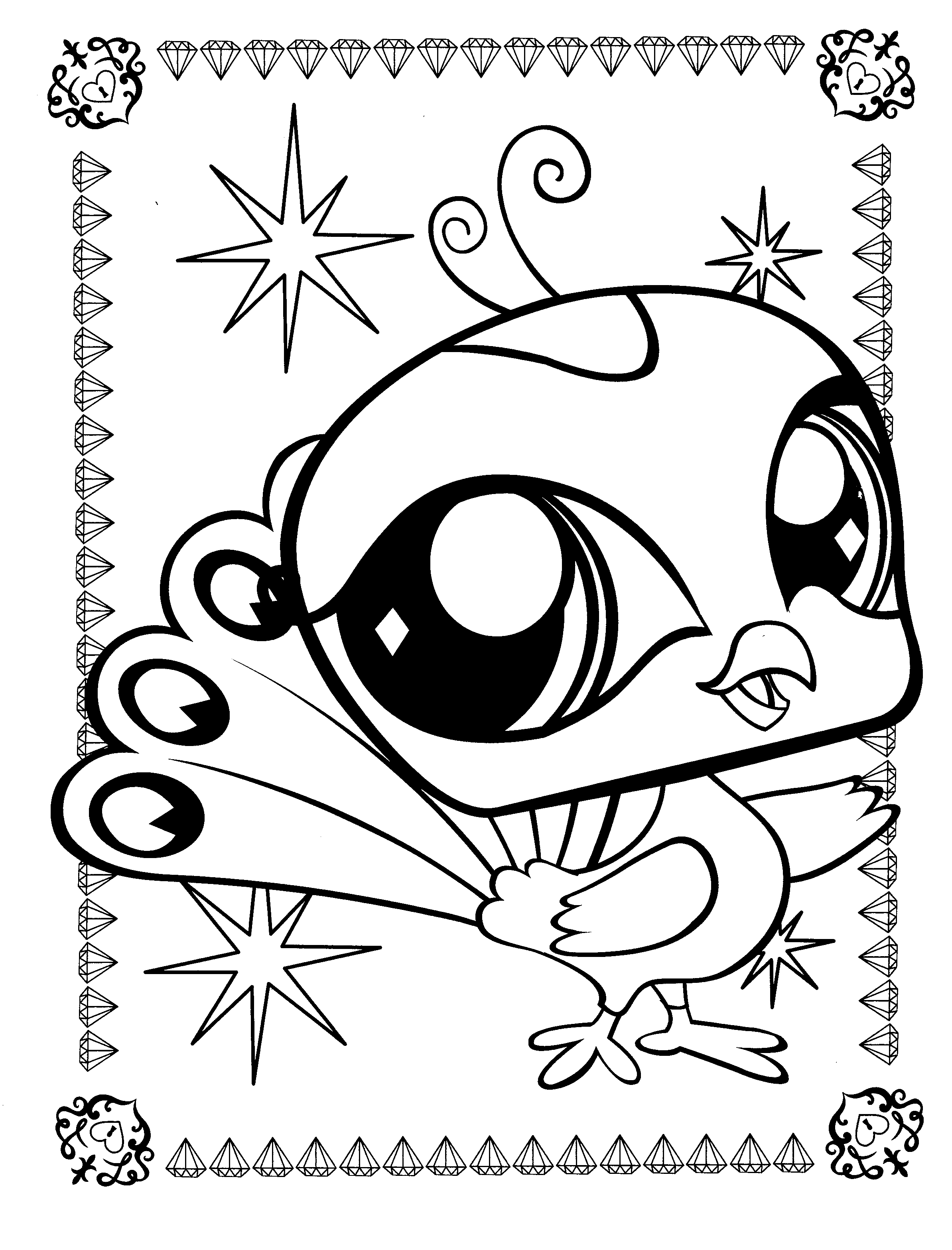 Lps Coloring Pages Free - Gradient Texture Collection - Full HD Quality