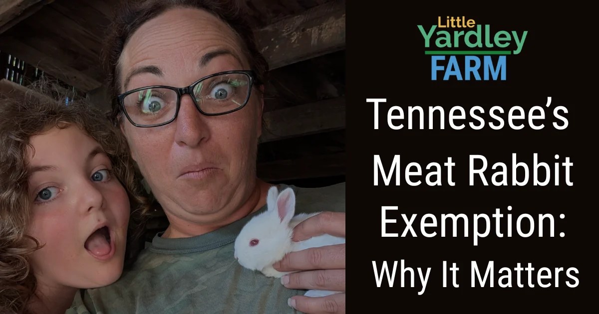 Meat Rabbit Exemption Tennessee