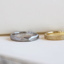 愛犬の刻印マリッジリング(お客様オーダーメイド結婚指輪) 愛犬の刻印マリッジリング(お客様オーダーメイド結婚指輪)