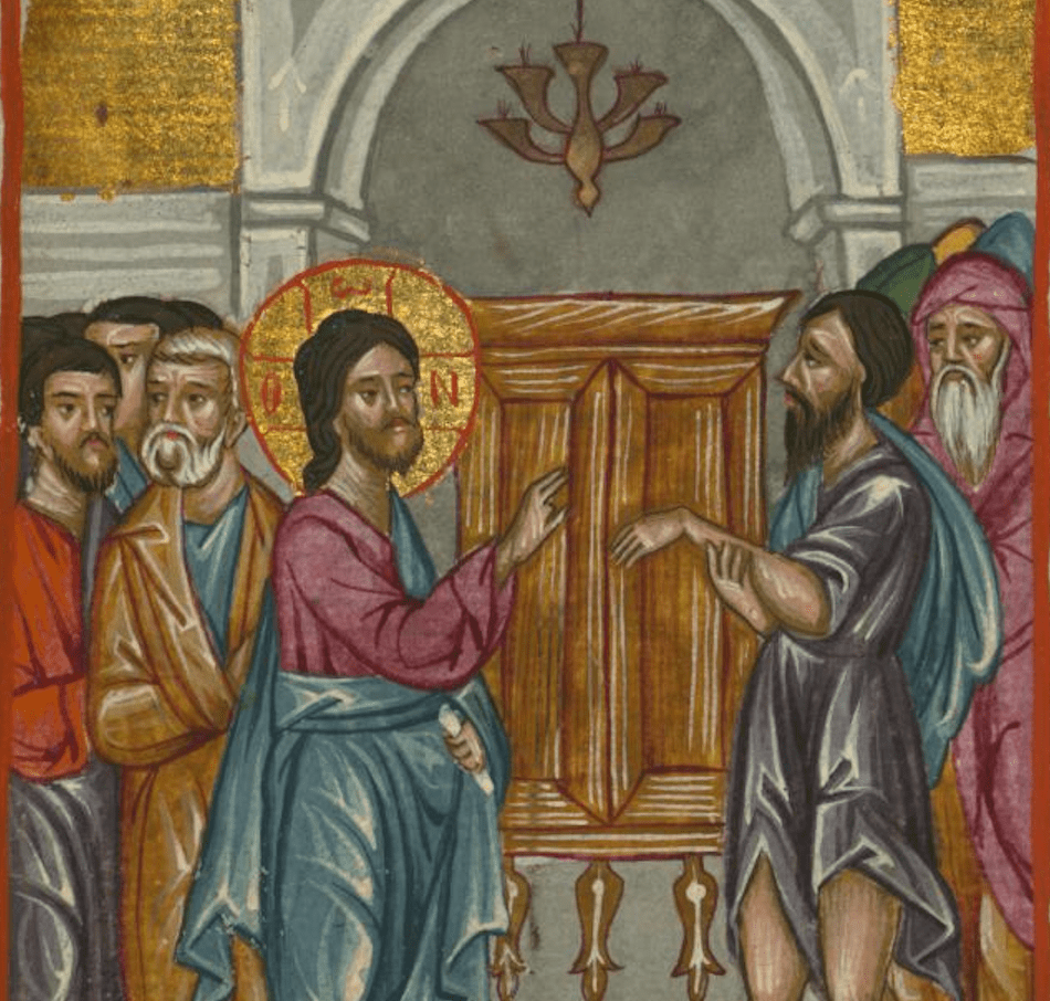 Jesus Heals Man with Withered Hand