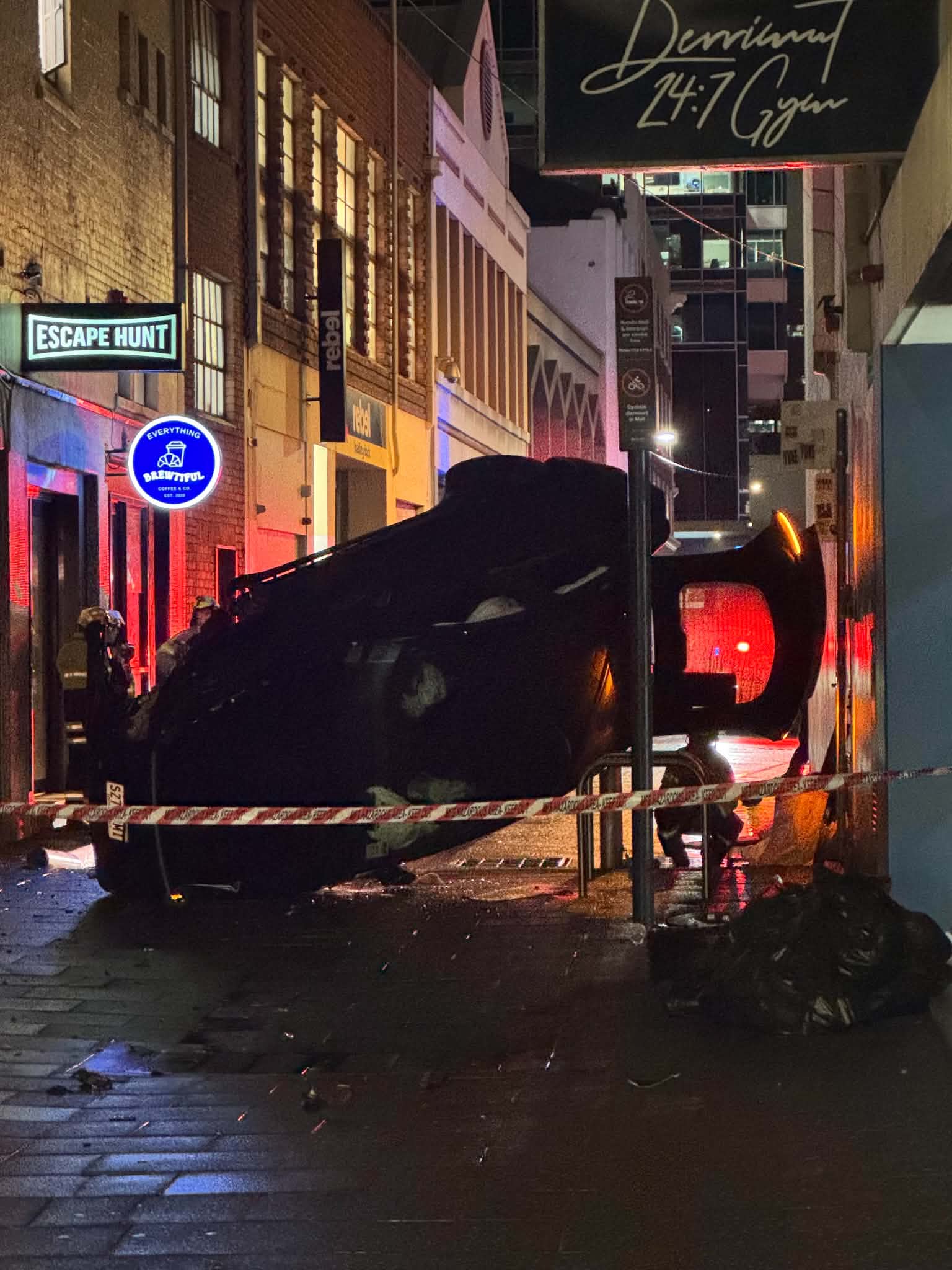 Tesla Flips in Adelaide CBD: Driver Escapes with Minor Injuries | Full Incident Breakdown (2026)