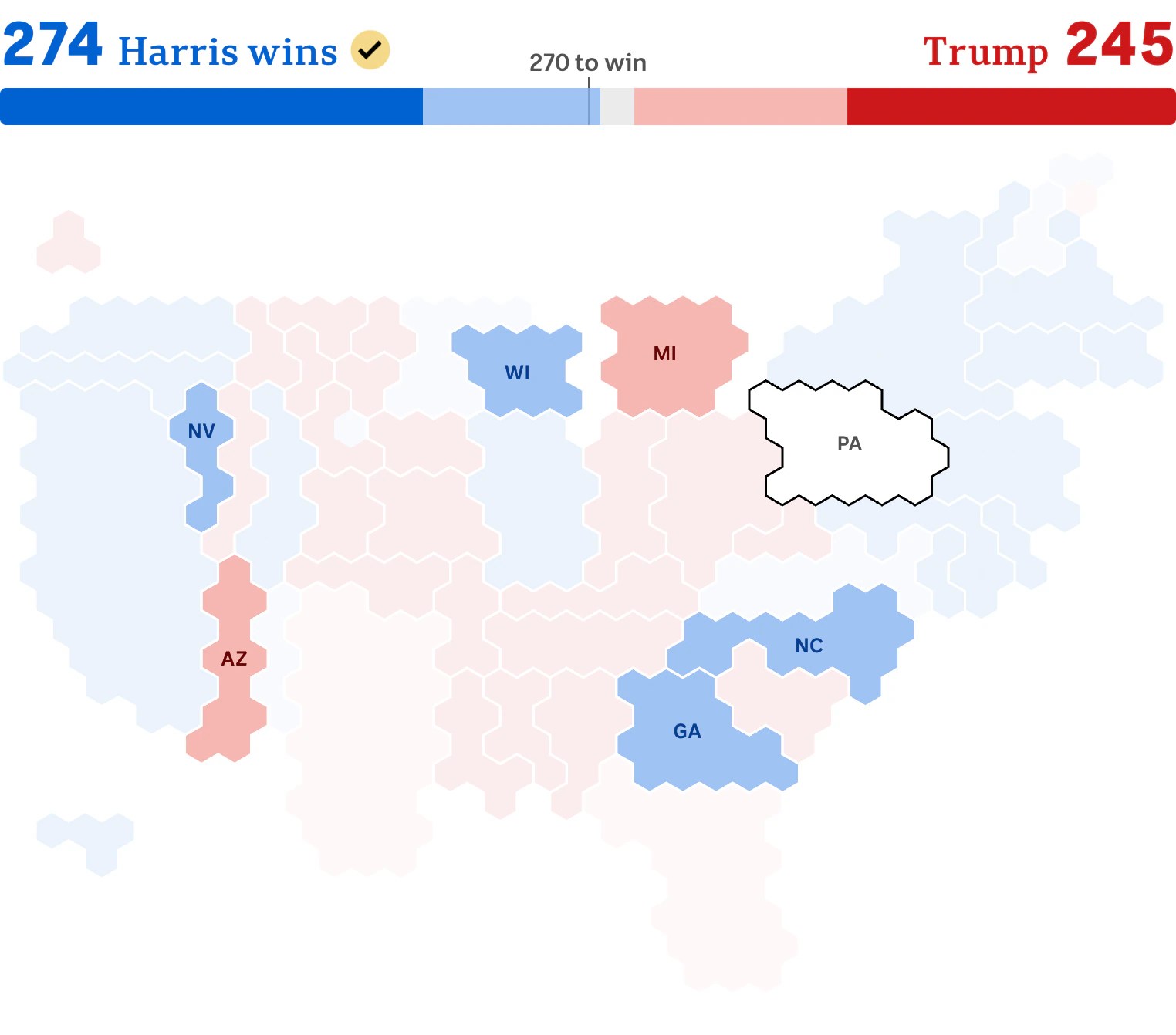 How The Swing States Will Decide The US Election ABC News