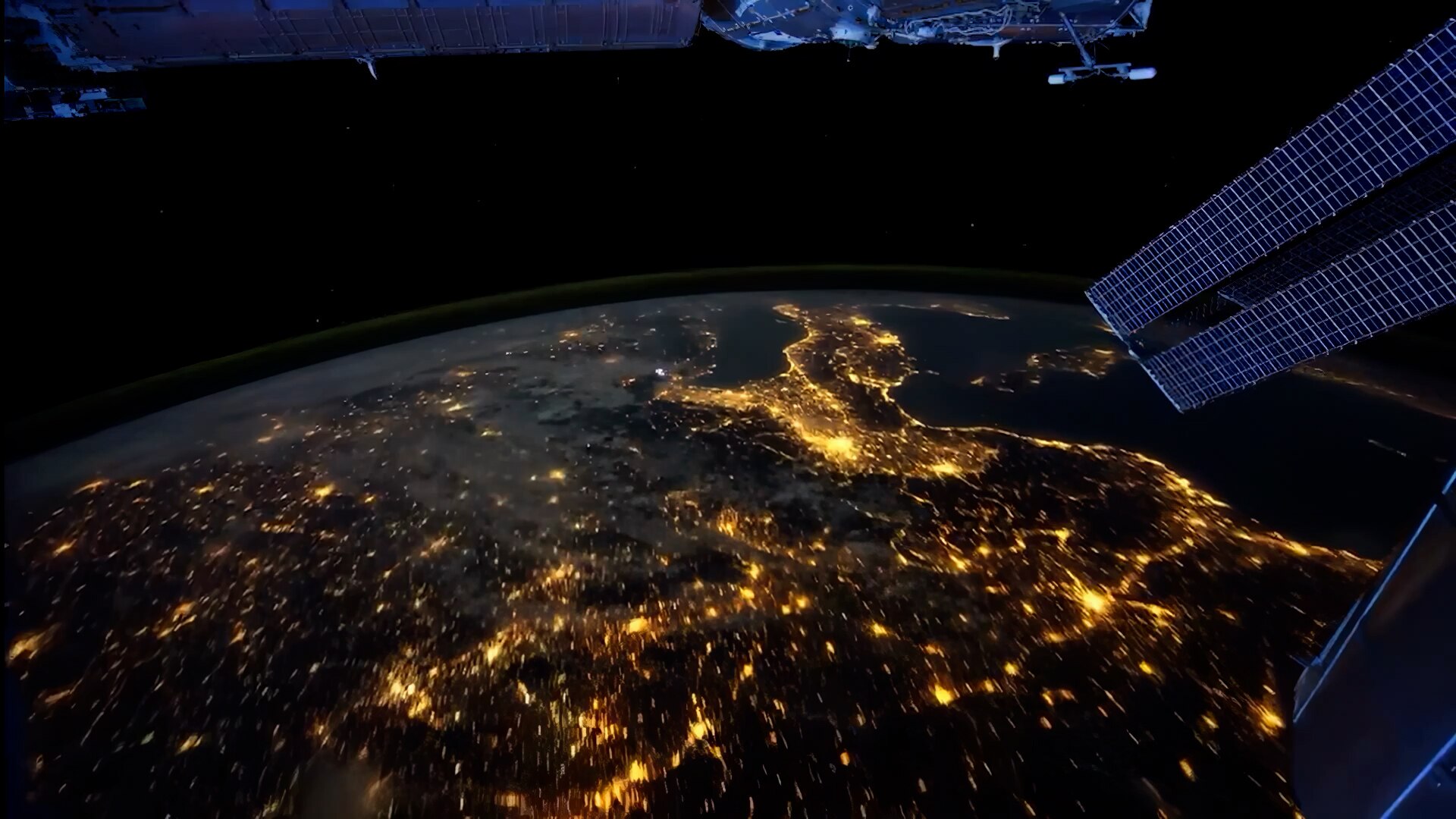 Earth at Night from Space | International Space Station Footage (2026)