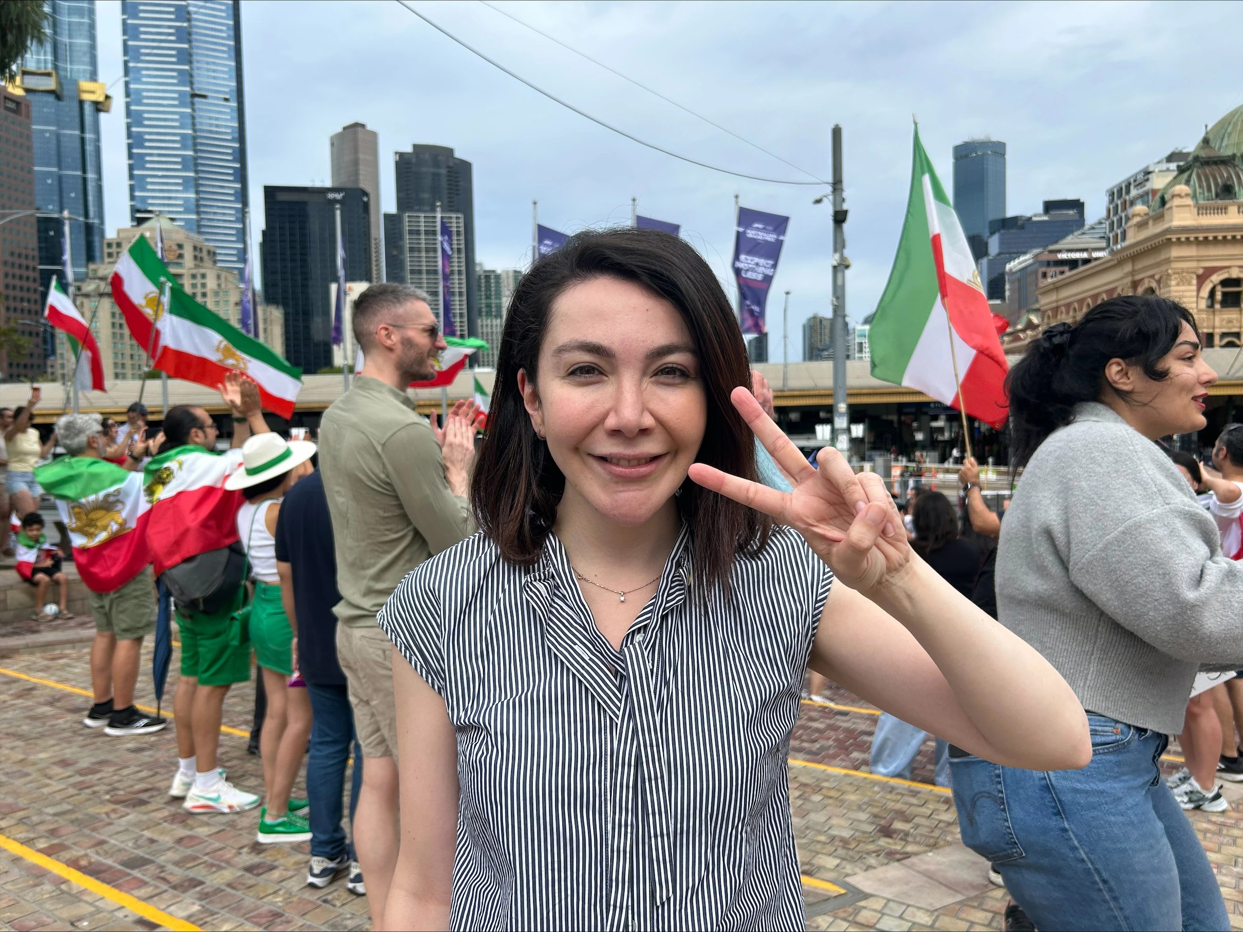 Iranian Australians Celebrate US-Israeli Airstrikes on Iran (2026)