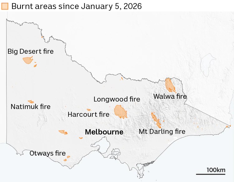 Hundreds Of Satellite Images Capture Victoria S Destructive Bushfires