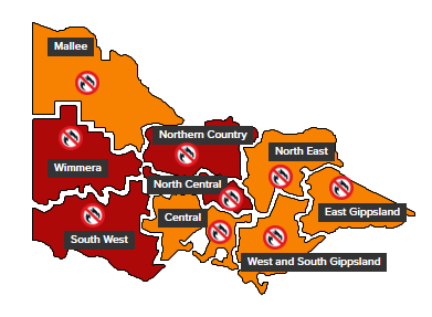 Victorian Properties Feared Lost In Out Of Control Bushfire As Heatwave