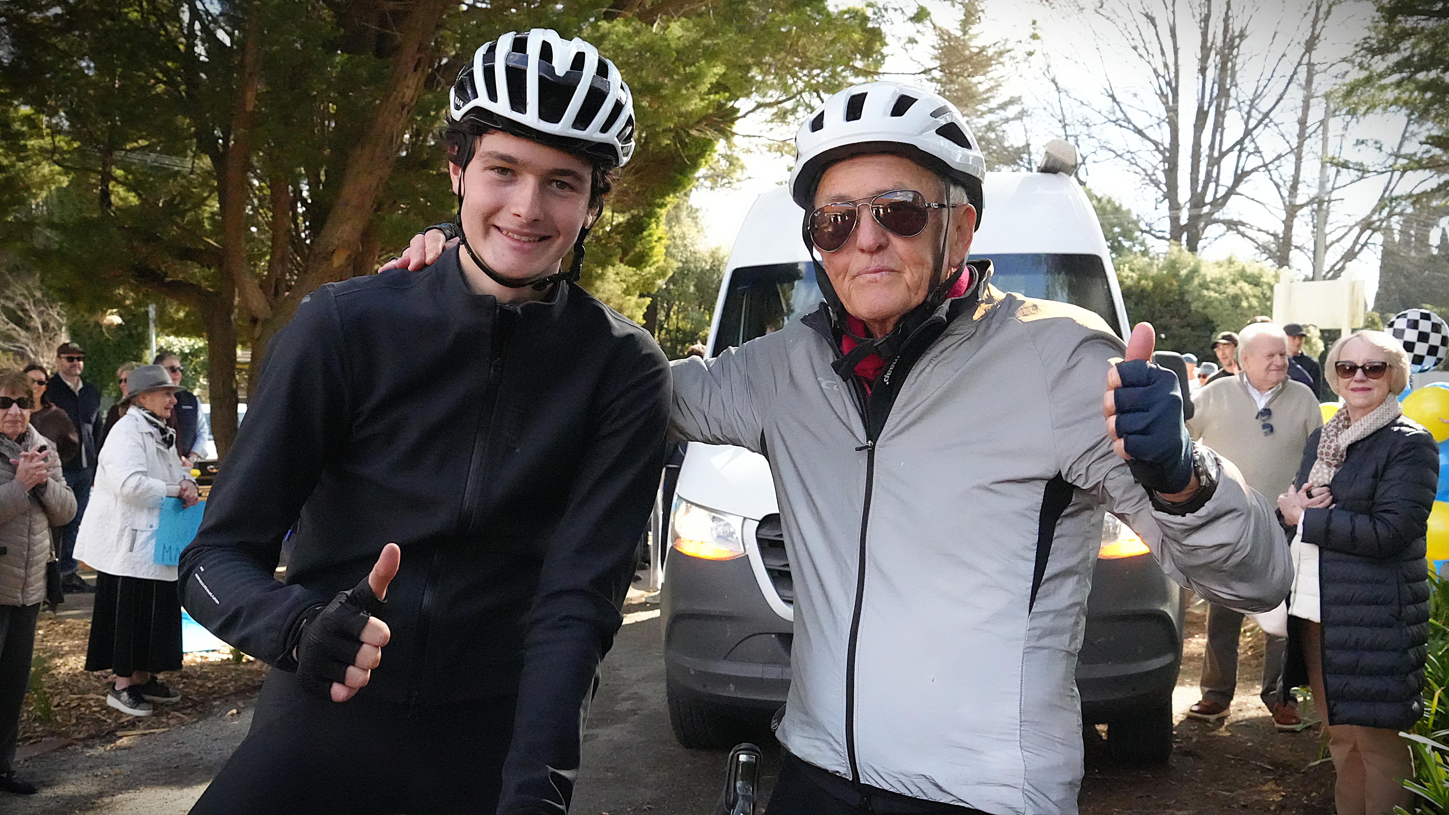 82-Year-Old Cycles 5300km for MND! | Grandfather & Grandson's Epic Journey (2026)