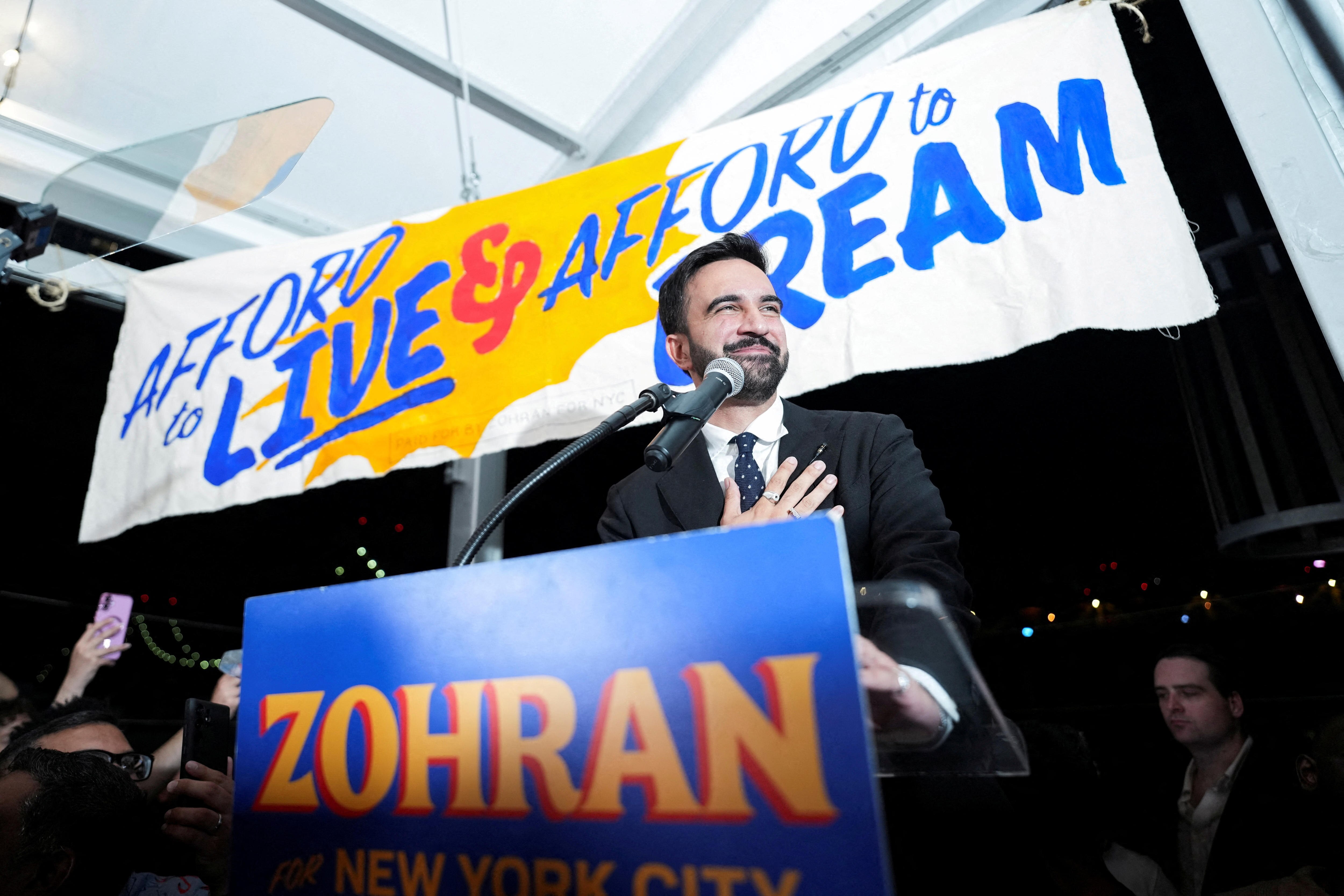 Zohran Mamdani Defeats New York Democratic Rivals And Claims Victory