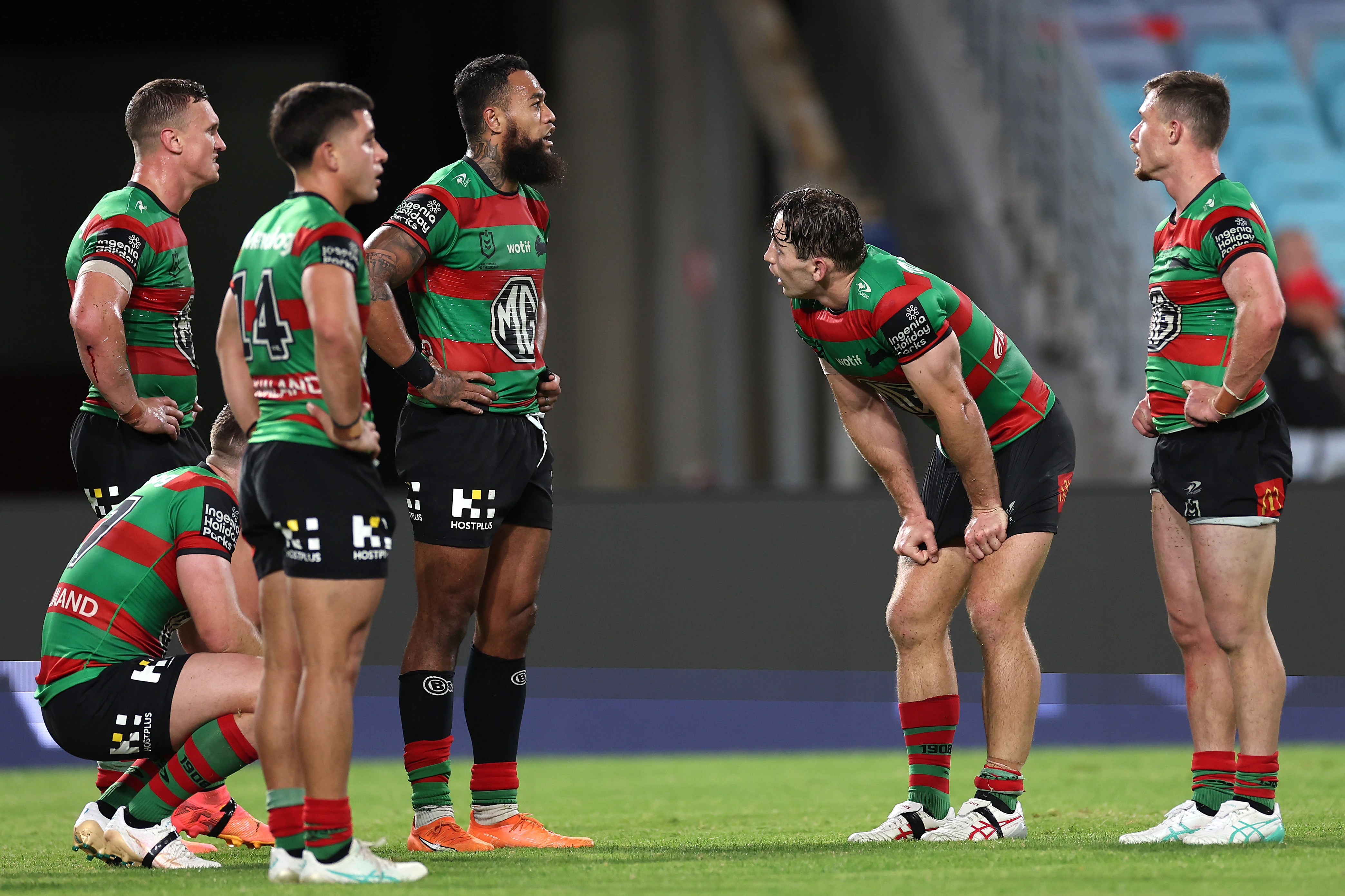 South Sydney Rabbitohs hammered 42-12 by Penrith Panthers in first game since Jason Demetriou’s sacking