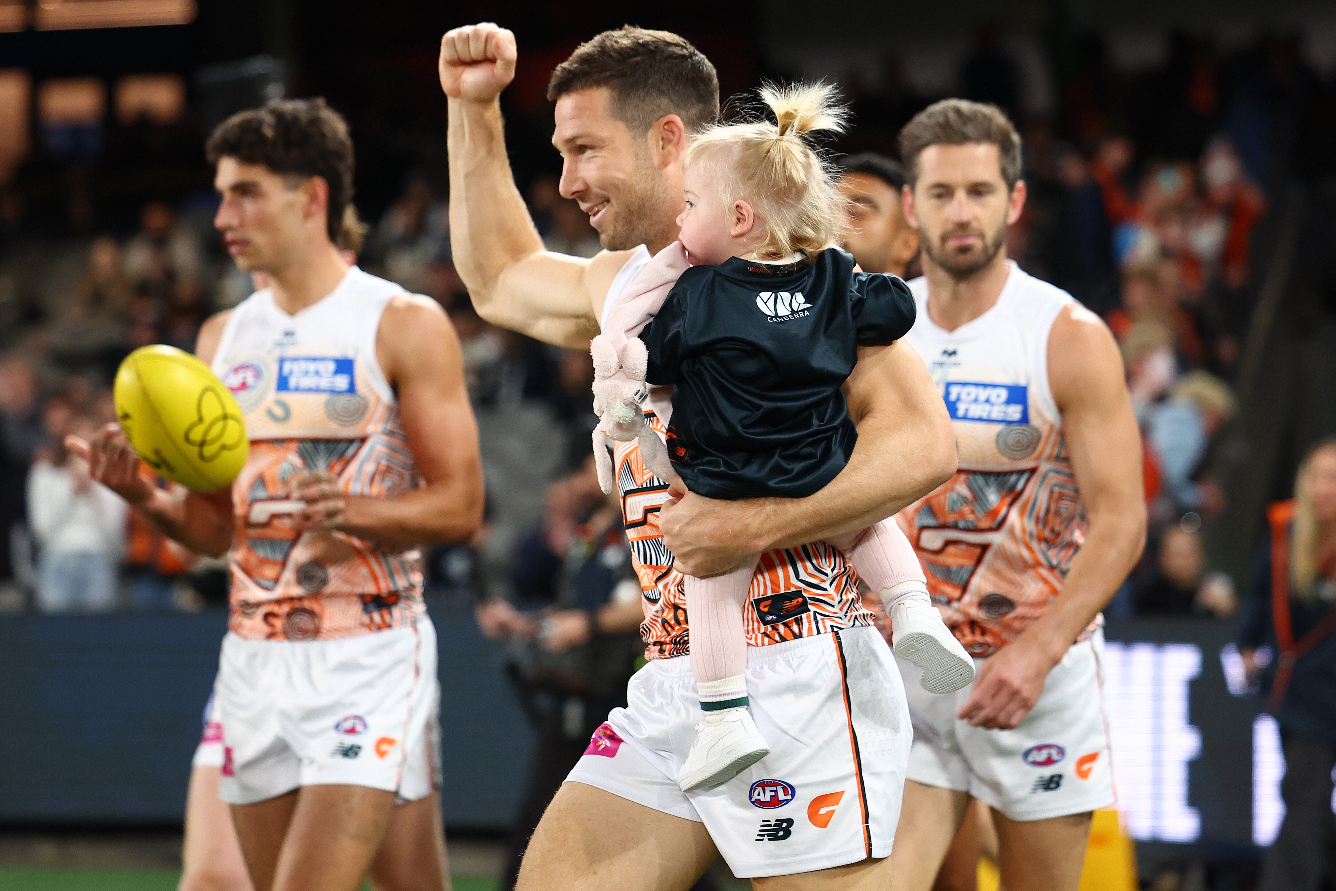 Live: Greene on fire in special milestone game as Blues and Giants face off