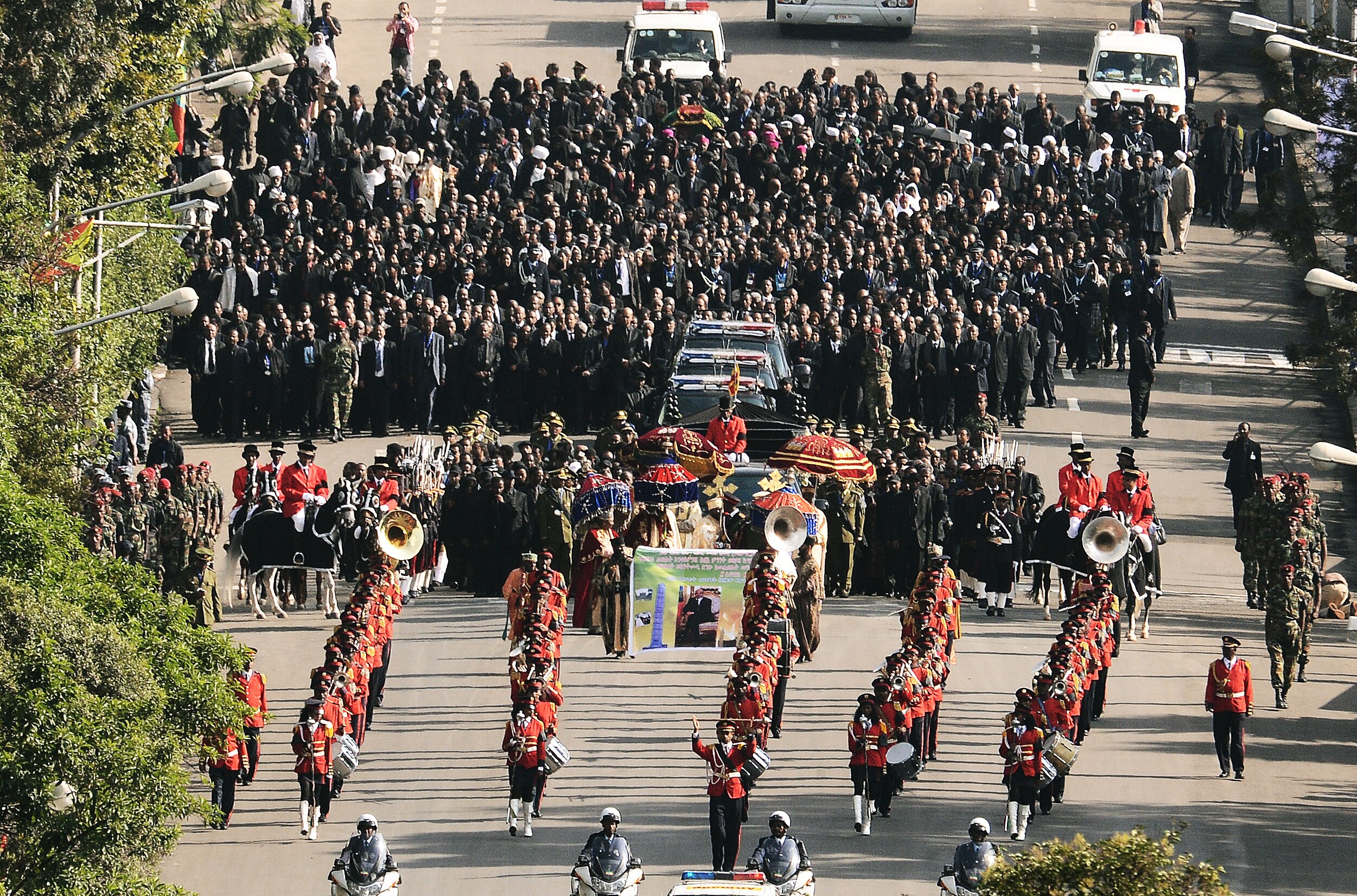 Thousands Gather For Funeral Of Ethiopian Pm Abc News