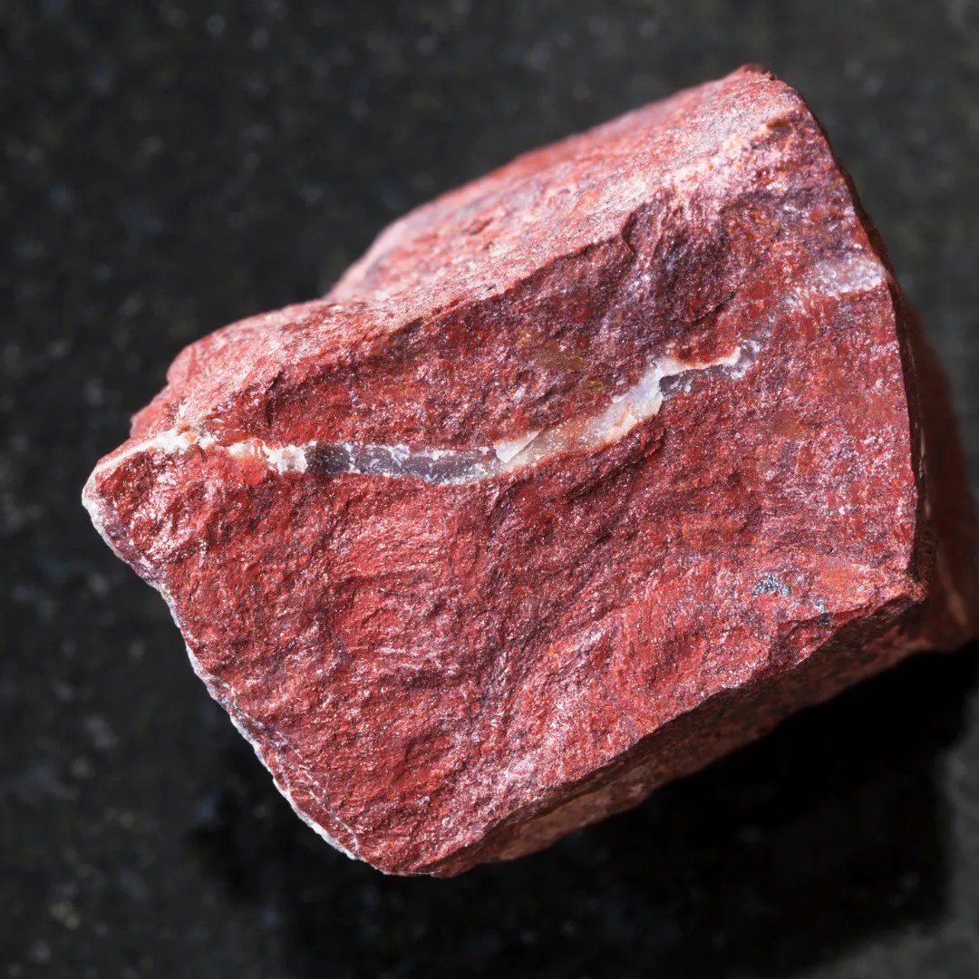 Photo d'une Jaspe Rouge qualité massive et brut