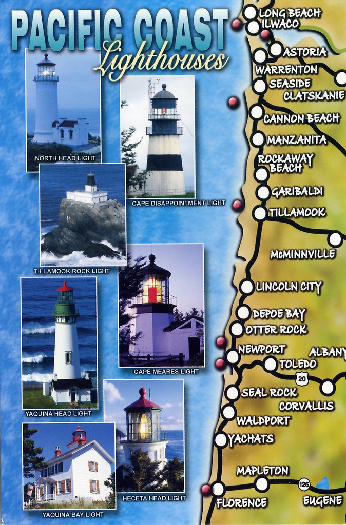 Map Of California Lighthouses 4725114681 A0da5dae3b B 