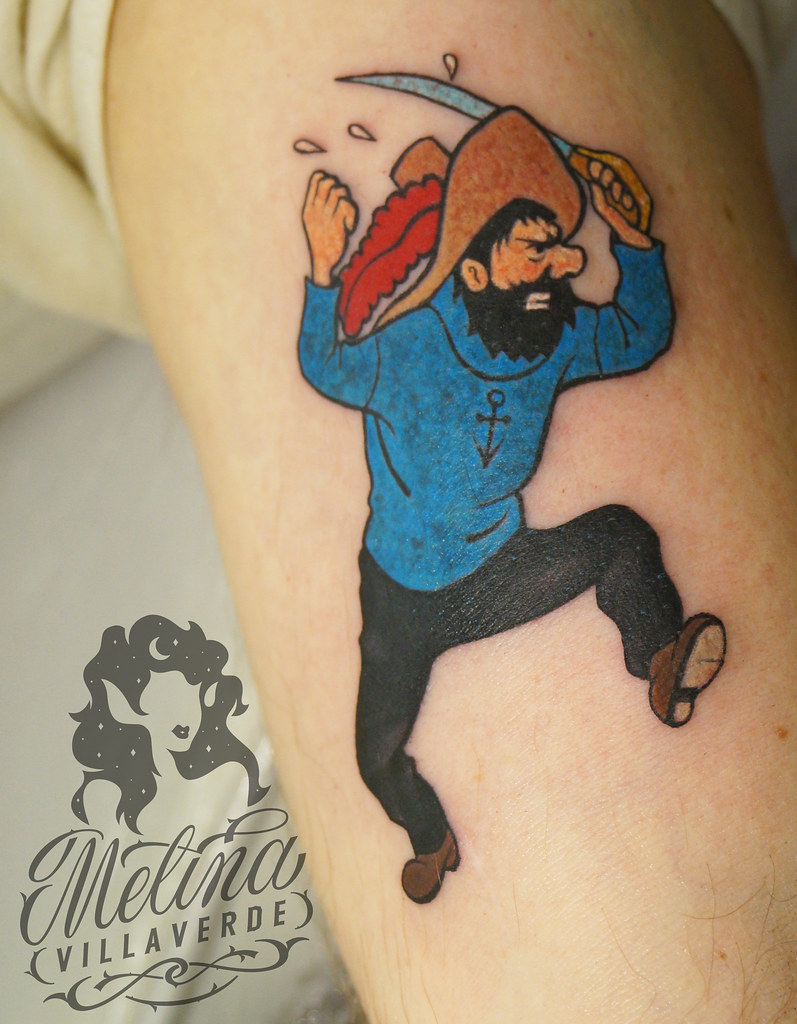 Captain Haddock Tattoo | Melina Villaverde Tattoo Artist Www… | Flickr 1024_x_797_jpg