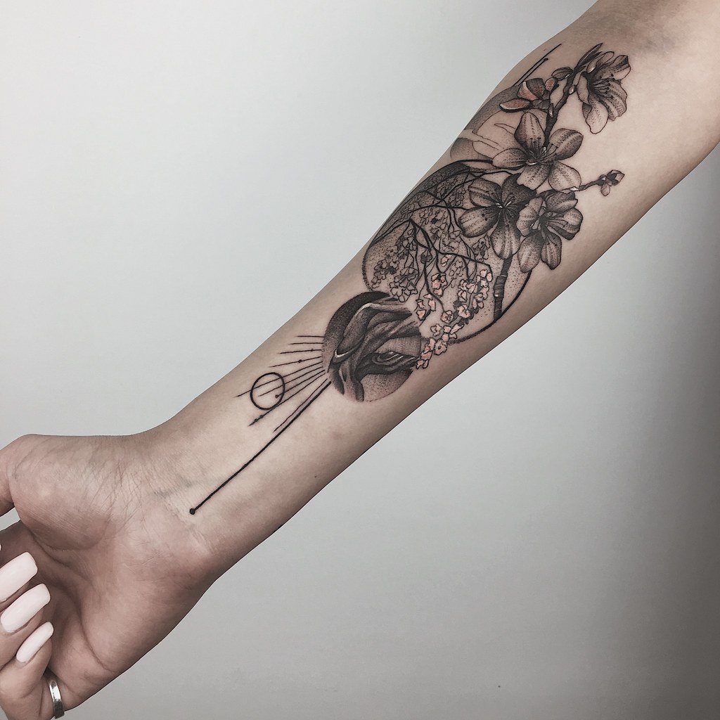 Surreal Cherry Blossom Tattoo | Mr J Best (Sourgrapestattoo)… | Flickr 1024_x_1024_jpg