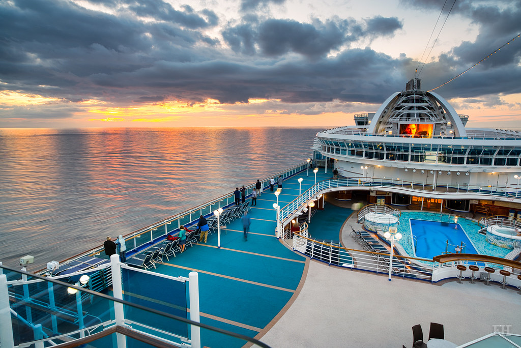 Sunset On The Ruby Princess Frank Hsu Flickr
