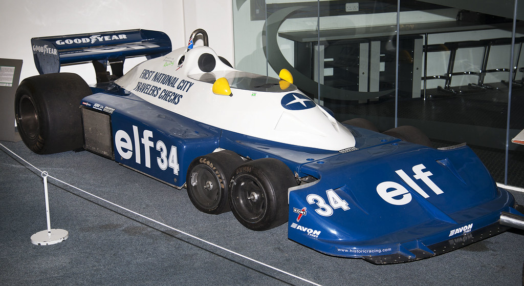 Elf Tyrrell Ford P34 Six Wheel F1 Racing Car From The 1970