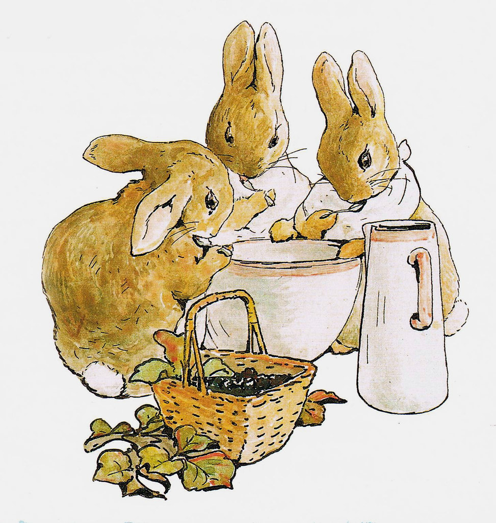 He appears as a … Beatrix Potter "Peter Rabbit - Flopsy, Mopsy, and Cotton-t