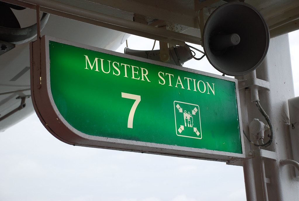 Muster Station 7 Aboard Royal Caribbean S Enchantment Of T
