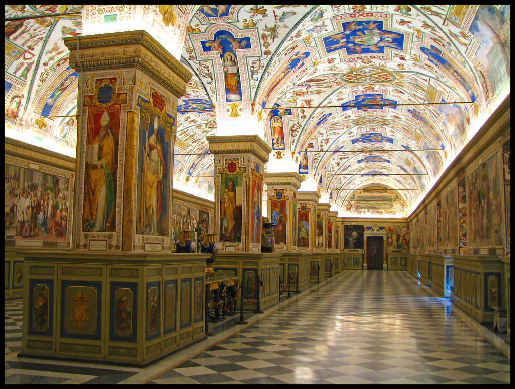 This was back in 1508 when michelangelo was under the commission of pope julius ii. The Sistine Hall of the Vatican Library | The Vatican