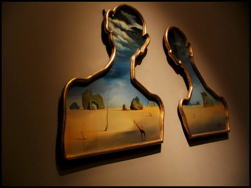 Salvador Dali Couple Au Tete Plein De Nuages 1937 Flickr