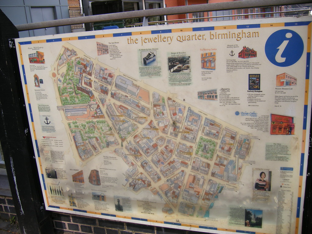 Jewellery Quarter Map A Photo On Flickriver 3621892585 4b7ac1f5b0 B 