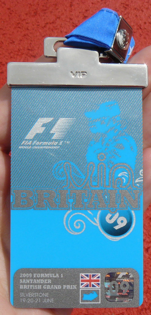 F1 Paddock Pass British Grand Prix 2009 Textlad Flickr