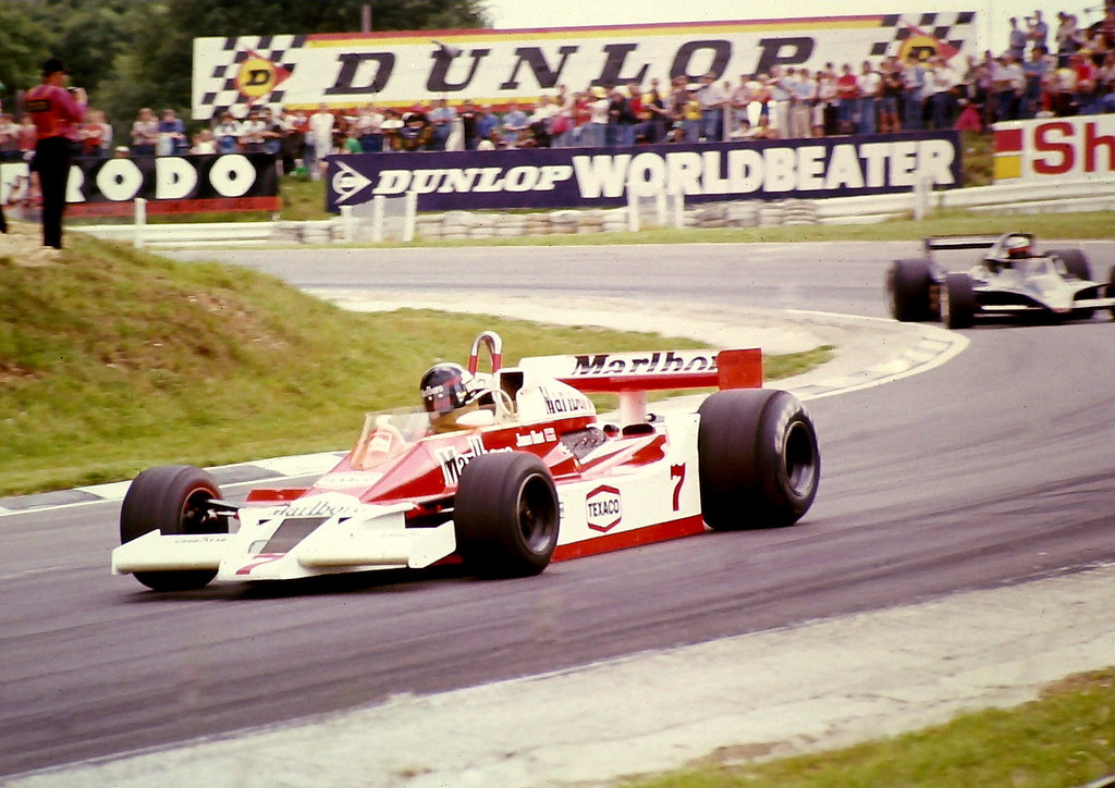 James Hunt Marlboro Team Mclaren M26 Exits Druids Bend