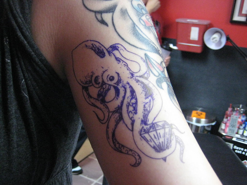 Octopus Tattoo | In Addition To Cas' Old School Octopus Tatt… | Flickr 768_x_1024_jpg