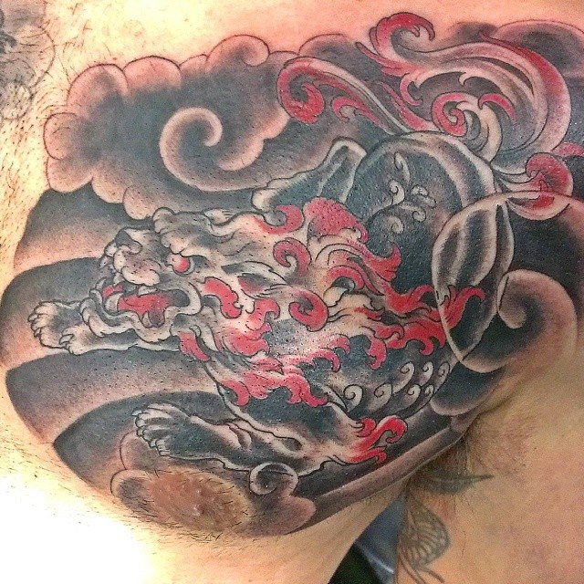 Added This Foo Dog To The Other Side Of A Chest Panel. #Ja… | Flickr 640_x_640_jpg