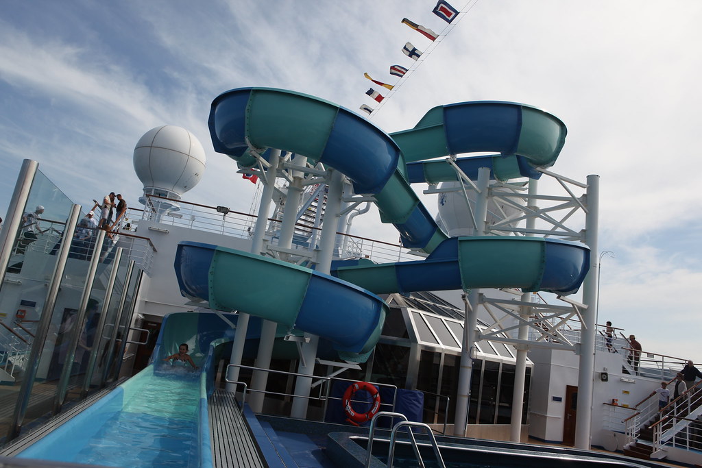 Carnival Splendor Water Slide Mexican Riviera Cruise 7 D