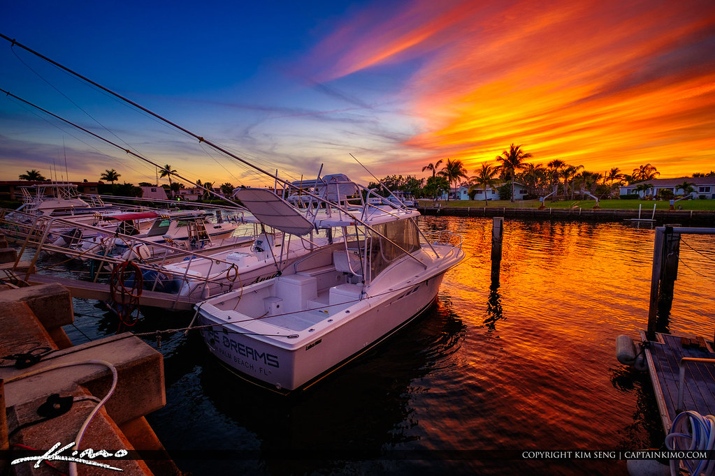 Enjoy a unique glimpse into the serene undersea world in style and comfort. Anchorage Park North Palm Beach Sunset Boat Dock Anchorage Flickr