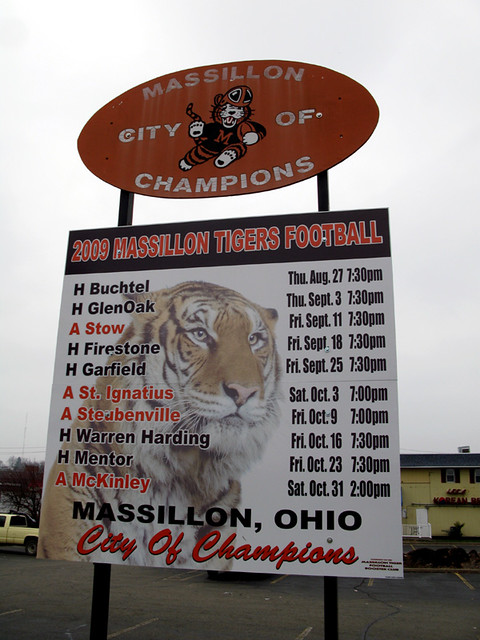 2009 massillon tigers football schedule