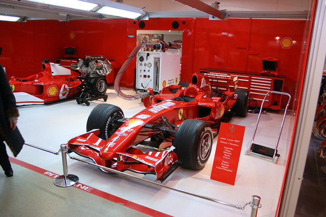 Ferrari Formula 1 Garage Ferrari F2004 And F2007 Galleria