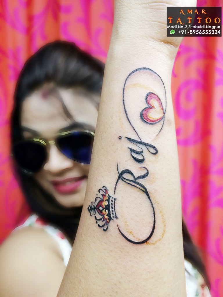Infinity Tattoo With Raj Names On Wristtattoo | Infinity Tat… | Flickr 1024_x_768_jpg