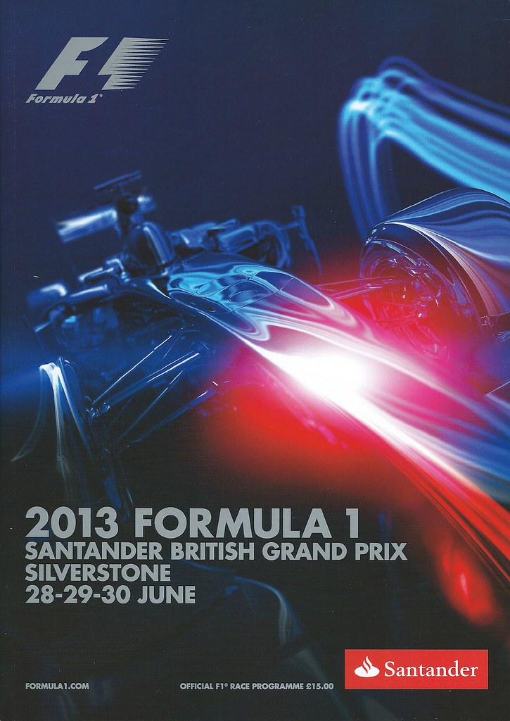 F1 Silverstone Programme The Formula One British Grand Pri