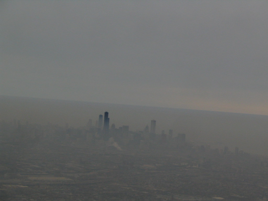 Chicago, Illinois skyline accentuating prominent architecture and urban life.