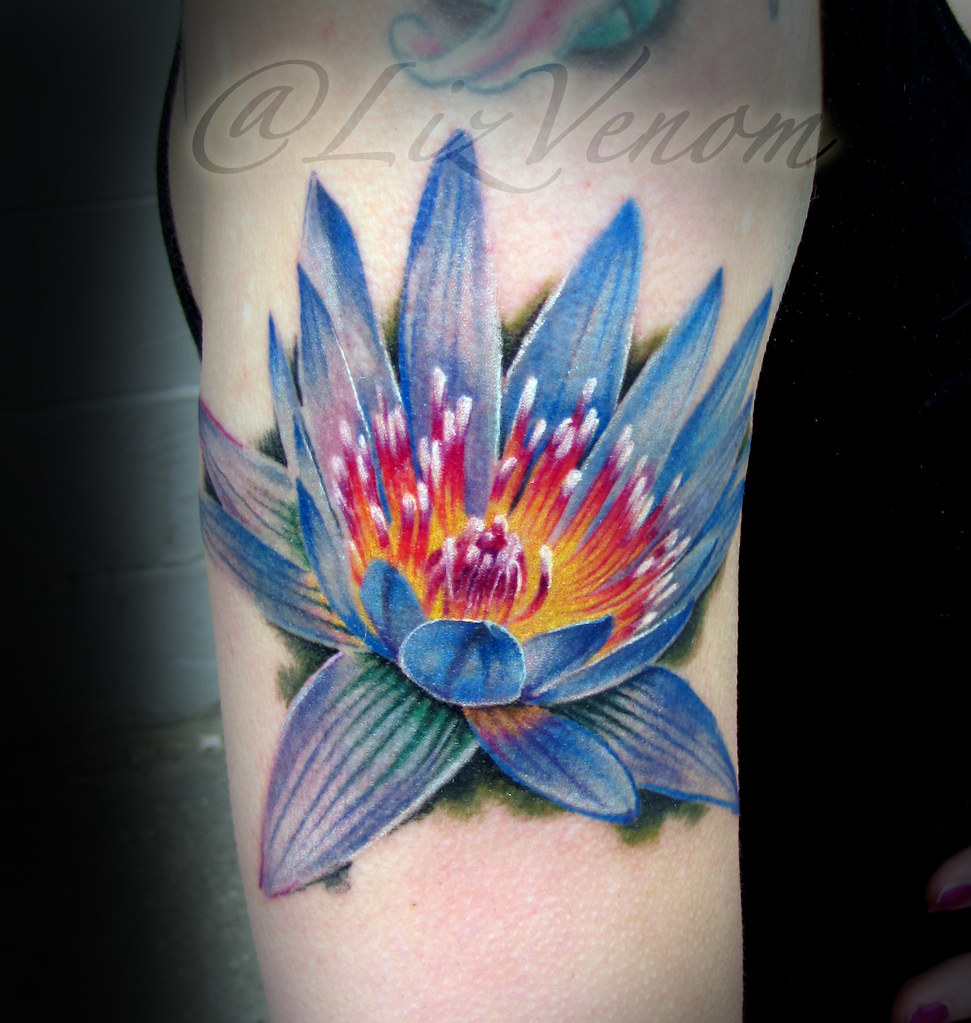 Water Lily Tattoo By Liz Venom | Liz.venom | Flickr 1023_x_971_jpg