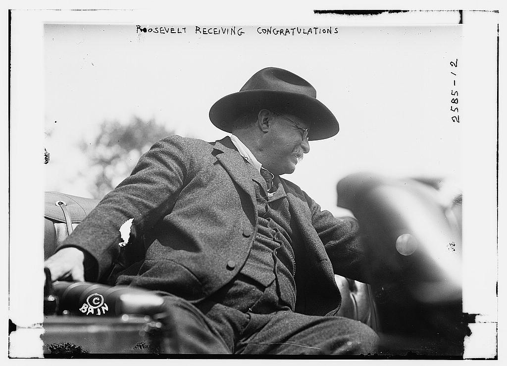 រូបថតលោកប្រធានាធិបតី Theodore Roosevelt ប្រហែលឆ្នាំ ១៩១០-១៩១៥