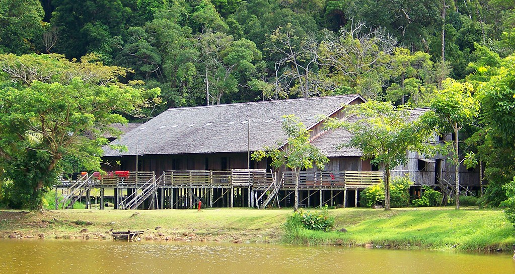95400, saratok dari tahun 1980 hingga tahun 2000. Rumah Panjang Iban In Sarawak Cultural Village Santubong Atuque Flickr
