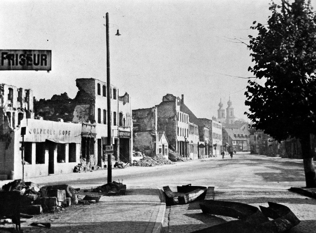 Bruchsal Kaiserstrasse 1946 Mark Pfalz Flickr