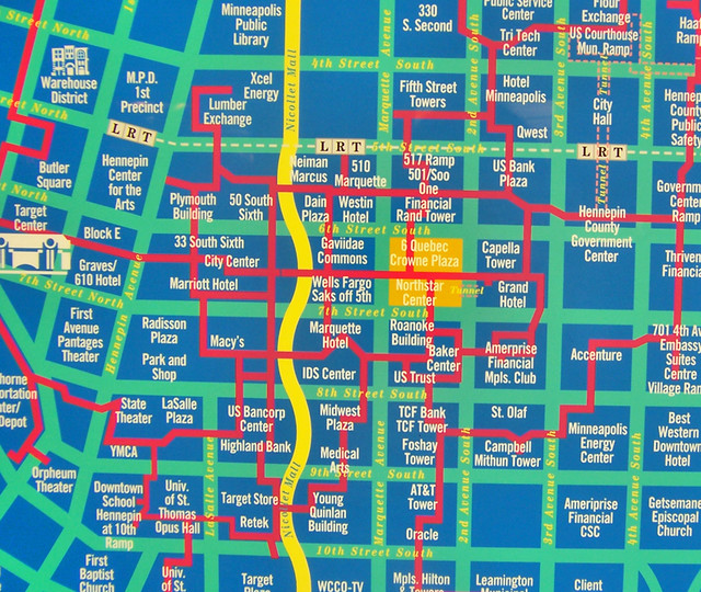 Downtown Minneapolis Skyway Map Location Wells Fargo Place 3030745727 07b169ac9b Z 