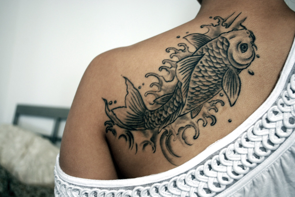 Koi Fish Tattoo (Explored) | My Sister's Tat. ----- Explored… | Flickr 685_x_1023_jpg