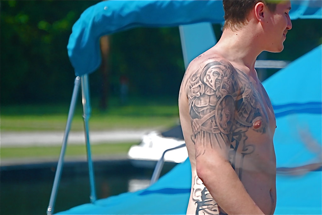 Spartan Soldier Tattoo | Ancient Greek Warrior Body Art Lake… | Flickr 685_x_1023_jpg